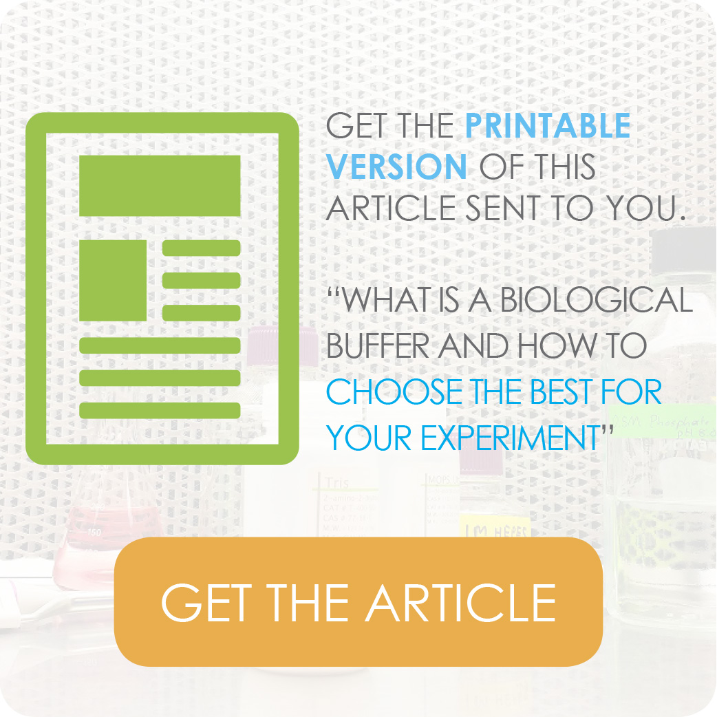 What is a Biological Buffer and How to Choose the Best Buffer for Your